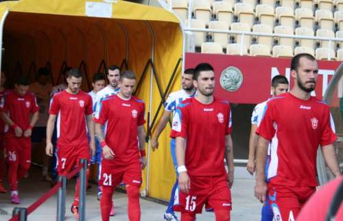 The players get out on the field; photo: Kristijan Dimevski